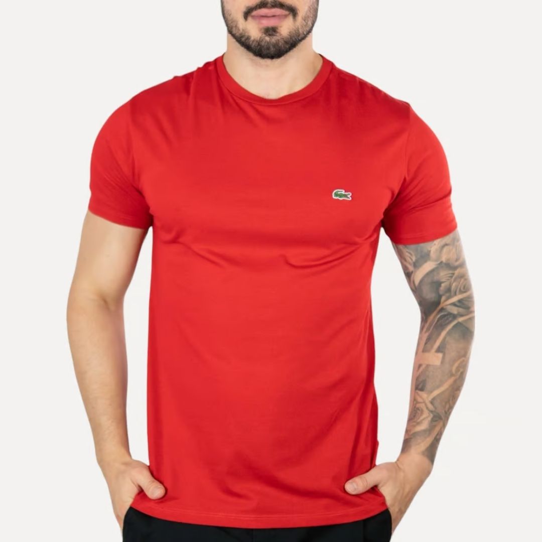 Camiseta Lacoste de Algodón - [Paga 3 y lleva 5]